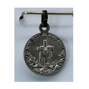 MEDAILLE STE THERESE 18 MM ARGENTE