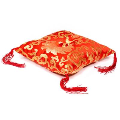 COUSSIN BOL ROUGE FLEURI 12/12/4