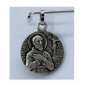 MEDAILLE ST FRANCOIS 18 MM ARGENTE