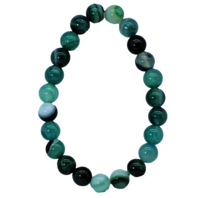 BRACELET AGATE VERTE