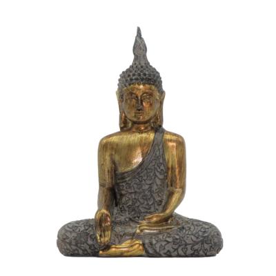 BOUDDHA ASSIS RESINE 11 CM