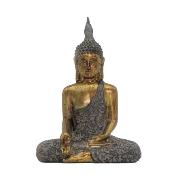 BOUDDHA ASSIS RESINE 11 CM