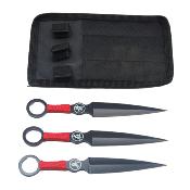 ENSEMBLE DE 3 PETITS KUNAIS