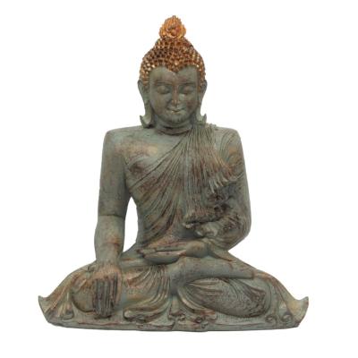 BOUDDHA ASSIS RESINE 26 CM