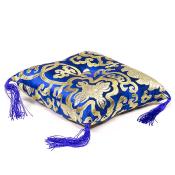 COUSSIN BOL BLEU FLEURI 12/12/4 CM