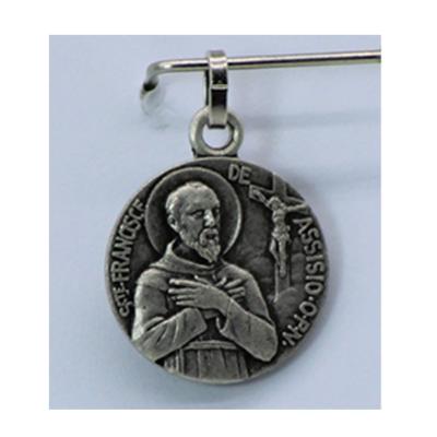 MEDAILLE ST FRANCOIS 18 MM ARGENTE