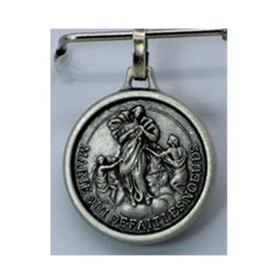 MEDAILLE MARIE DEFAIT NOEUDS 18 MM ARGTE