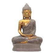 BOUDDHA ASSIS RESINE 43 CM