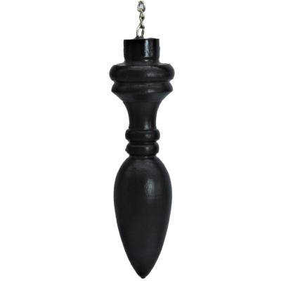 PENDULE BOIS EGYPTIEN LONG NOIR