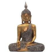 BOUDDHA ASSIS PRIERE RESINE 32 CM