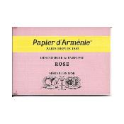 PAPIER D ARMENIE A LA ROSE