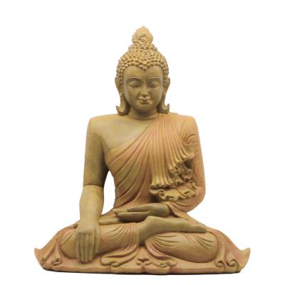 BOUDDHA ASSIS RESINE 36 CM