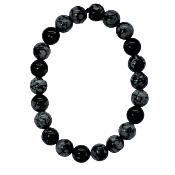 BRACELET OBSIDIENNE NEIGE